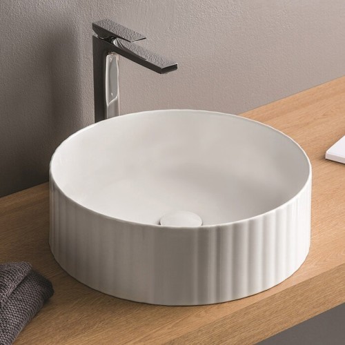 Раковина Artceram Millerighe накладная цвет матовый белый OSL010 05 00