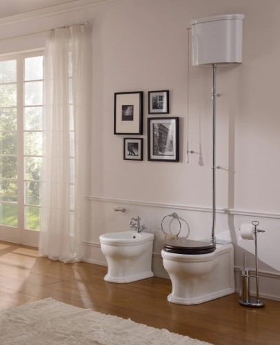 Чаша унитаза Scarabeo Castellana напольный моноблок цвет белый 5308