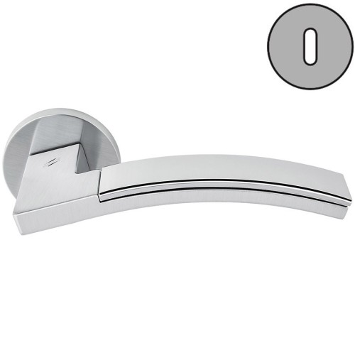 Дверная ручка Colombo TRAMA LC71R хром матовый/хром