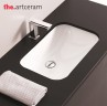 Раковина Artceram Nettuno  встраиваемая снизу без отверстий цвет белый NTL001 01 00