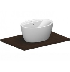 Раковина Scarabeo MATTY накладная с переливом с одним отверстием цвет белый 8056/R