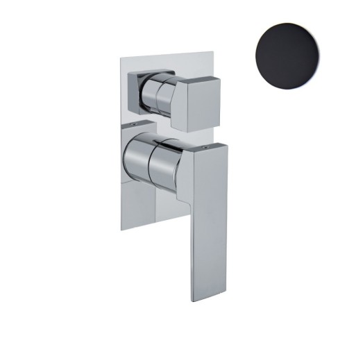 Смеситель для душа встраиваемый Webert Pegaso PE880601560, черный