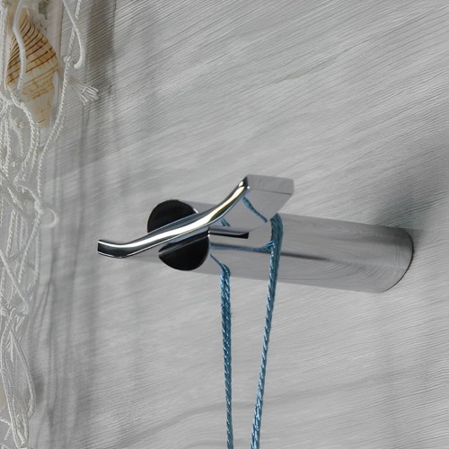 Двойной крючок для ванной Webert Aria AI500401015, хром