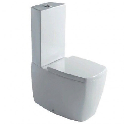 Унитаз моноблок с бачком GALASSIA SA02 8962+8964 напольный цвет белый глянцевый