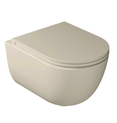 Унитаз GALASSIA Dream 7334 SA подвесной, безободковый RIM, песочный