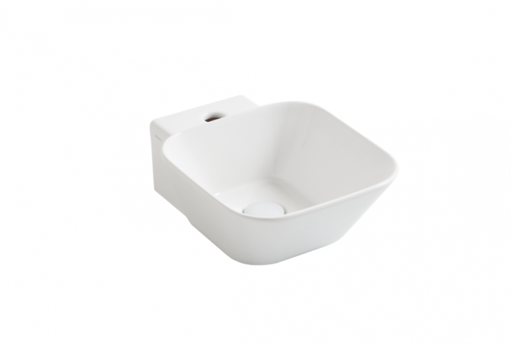 Раковина SIMAS WAVE подвесная или накладная без отверстий цвет белый WA07