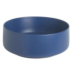 Раковина Artceram Cognac Quadro накладная без отверстий  цвет blu zaffiro COL001 16 00