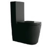 Унитаз моноблок с бачком GALASSIA SA02 8962NE+8964 напольный цвет черный глянцевый