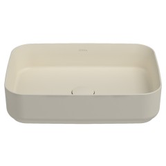 Раковина ISVEA Infinity накладная ШГВ 500*360*120 отверстия для смесителя отсутствуют цвет слоновая кость