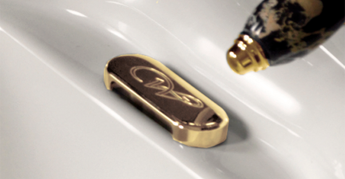 Заглушка для перелива KERASAN цвет золото 811391oro