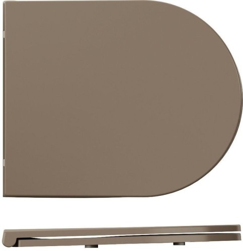 Сиденье для унитаза ISVEA Infinity F50 ШГ 365*445 цвет коричневый матовый