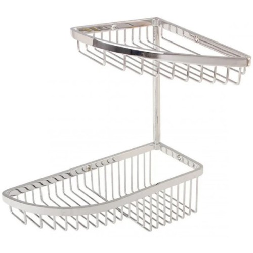 Полочка корзинка COLOMBO DESIGN ANGOLARI B9607 угловая двойная