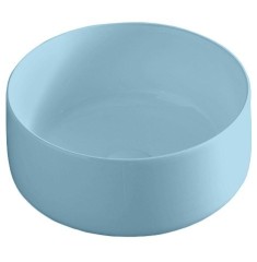 Раковина Artceram Cognac Quadro накладная без отверстий  цвет blue COL004 32 00