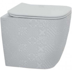 Унитаз Artceram A16 приставной безободковый  цвет белый/Cementina ASV004 01 86