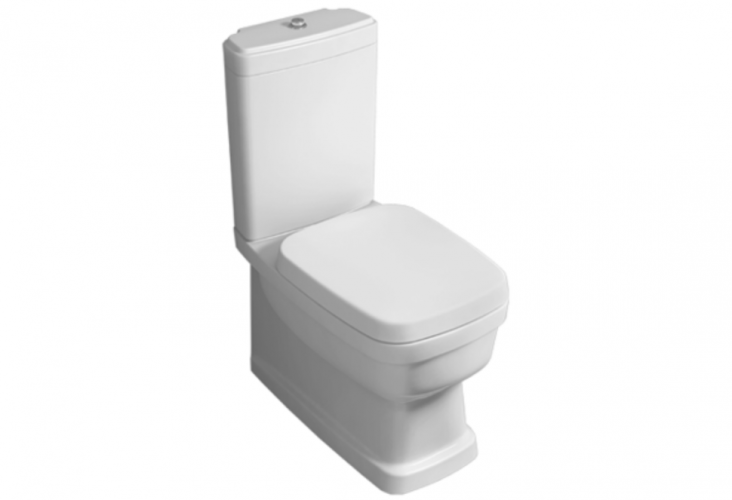 Чаша унитаза SIMAS EVOLUTION напольный к бачку моноблок цвет белый EVO07