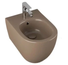 Биде ISVEA Infinity подвесной ШГВ 365*530*400 цвет коричневый матовый