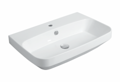 Раковина SIMAS BADEN BADEN подвесная или накладная с одним отверстием цвет белый BB12