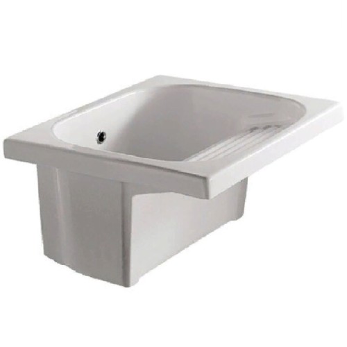 Раковина GALASSIA VE NERE 2016 хозяйственная встраиваемая сверху на тумбу 9028