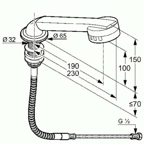 Душевой гарнитур KLUDI ZENTA 2765205-00