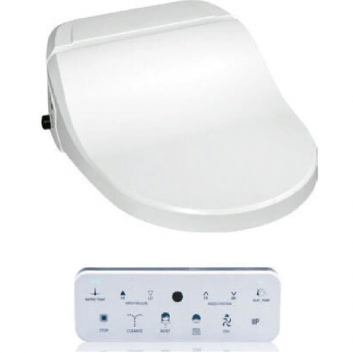 Сиденье с крышкой GALASSIA Dream 7319 многофункциональное, с пультом дистанционного управления с микролифтом цвет белый глянцевый