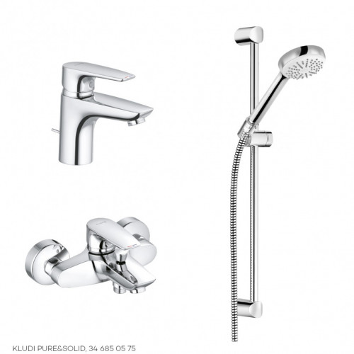 Комплект для ванны KLUDI PURE&SOLID 346850575 3 в 1
