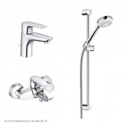 Комплект для ванны KLUDI PURE&amp;SOLID 346850575 3 в 1