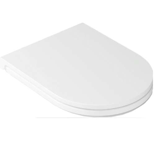 Сиденье с крышкой GALASSIA Dream 7329 тонкое цвет белый глянцевый
