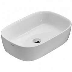 Раковина GLOBO GENESIS на столешницу без отверстий цвет белый GE045BI