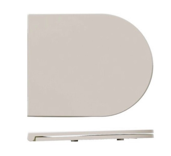 Сиденье для унитаза ISVEA Infinity F50 ШГ 365*445 цвет слоновая кость матовый