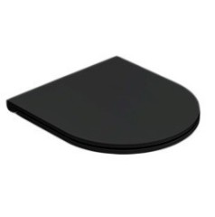 Сиденье с крышкой GLOBO FORTY3 с микролифтом цвет черный матовый FOR22AR