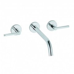 Смеситель KLUDI NOVA FONTE Puristic 201460515 для раковины настенный встраиваемый внешняя часть