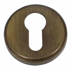 Накладка под цилиндр Colombo Rosetta CD63 GB античная латунь