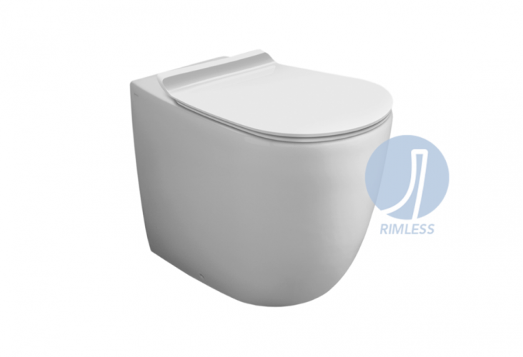 Унитаз SIMAS VIGNONI напольный приставной безободковый цвет белый VI01