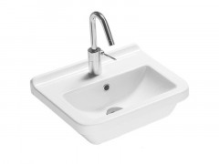 Раковина HATRIA ERIKA PRO Q YXBJ01 подвесная с одним отверстием с переливом цвет белый