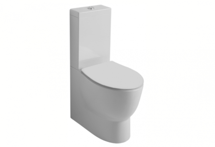 Чаша унитаза SIMAS LFT Spazio напольный к бачку моноблок цвет белый LFT25
