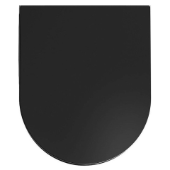 Сиденье для унитаза  ISVEA  Infinity  F50  ШГ 365*445  цвет чёрный матовый