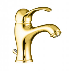 Смеситель для раковины Webert Aurora AU830102010. золото