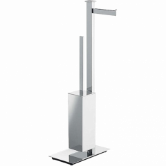 Стойка COLOMBO DESIGN UNITS B9107D напольная с держателем туалетной бумаги и ершиком