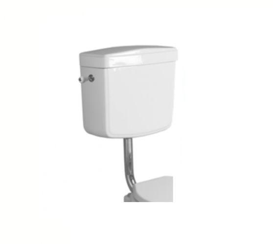 Бачок SIMAS LONDRA Настенный на средней трубе с боковой ручкой смыва цвет белый LO912