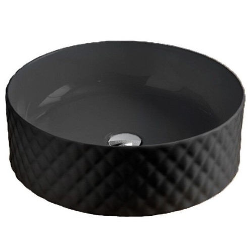 Раковина Artceram Rombo накладная без отверстий цвет черный матовый OSL009 17 00