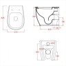 Унитаз Artceram Atelier приставной безободковый цвет Pink матовый ATV002 33 00