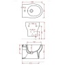 Биде Artceram SMARTY 2.0 подвесной с одним отверстием  цвет белый  SMB001 01 00