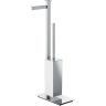 Стойка COLOMBO DESIGN UNITS B9107S напольная с держателем туалетной бумаги и ершиком