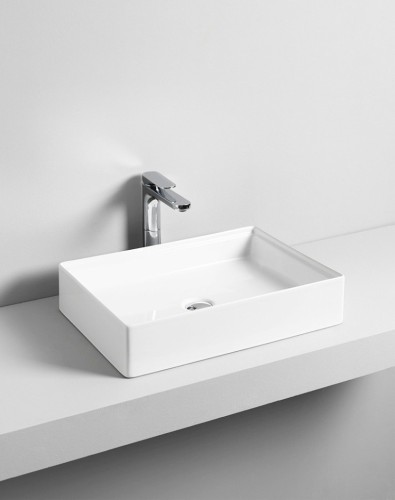 Раковина Artceram Scalino накладная без отверстий цвет белый матовый SCL002 05 00