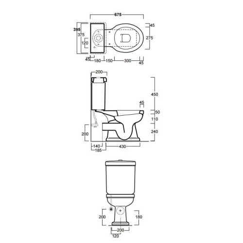 Чаша унитаза SIMAS LONDRA напольный к бачку моноблок цвет белый LO931