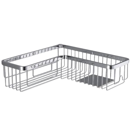 Полочка корзинка COLOMBO DESIGN ANGOLARI B9614 угловая одинарная с металлической полочкой