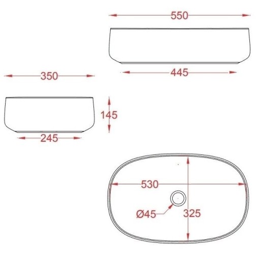 Раковина Artceram Cognac Quadro накладная без отверстий цвет Brown cocoa COL003 39 00